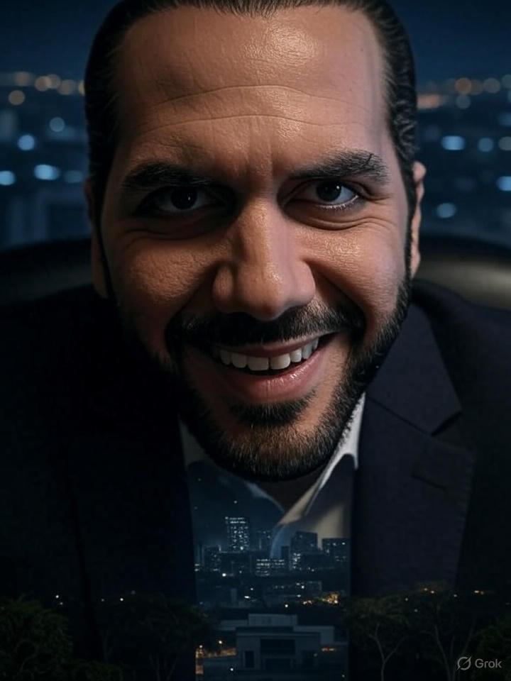 Bukele cara de malvado