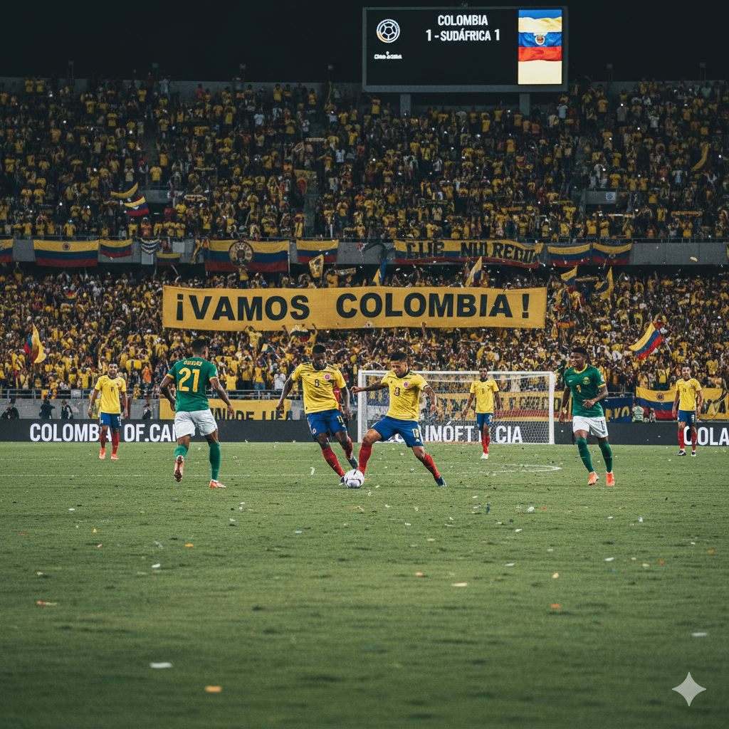 Colombia sub 20 vs Sudafrica