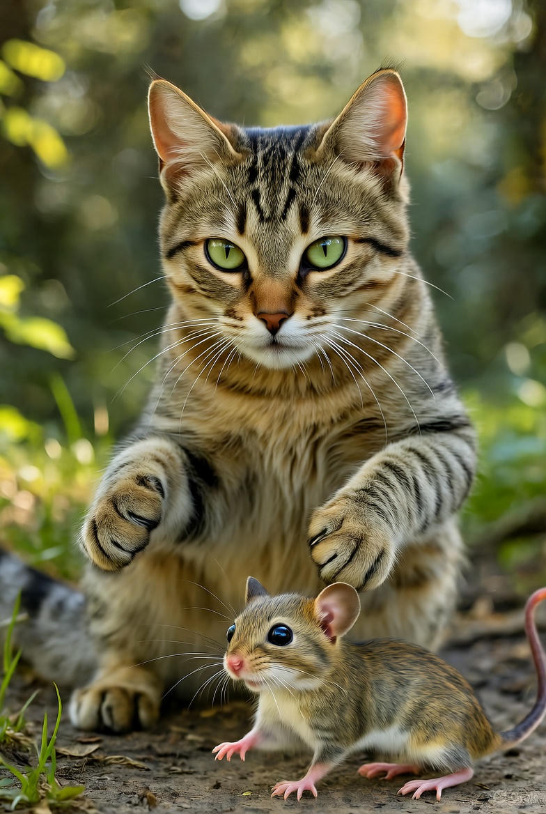 Gato y ratón caratula escapar