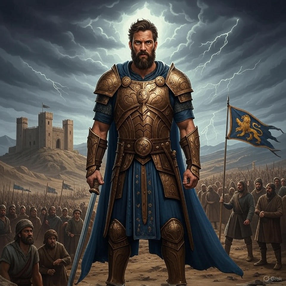 JEFTÉ con su espada