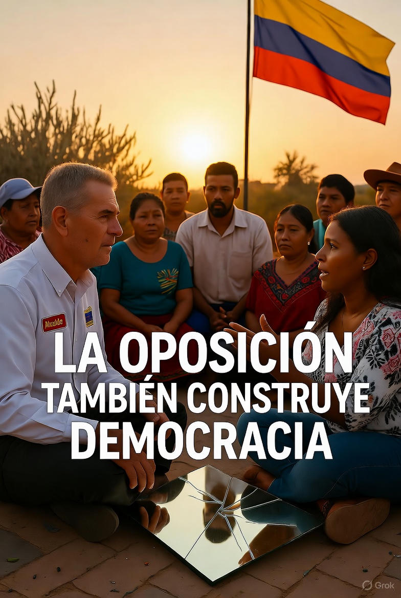 LA OPOSICION TAMBIÉN CONSTRUYE DEMOCRACIA portada