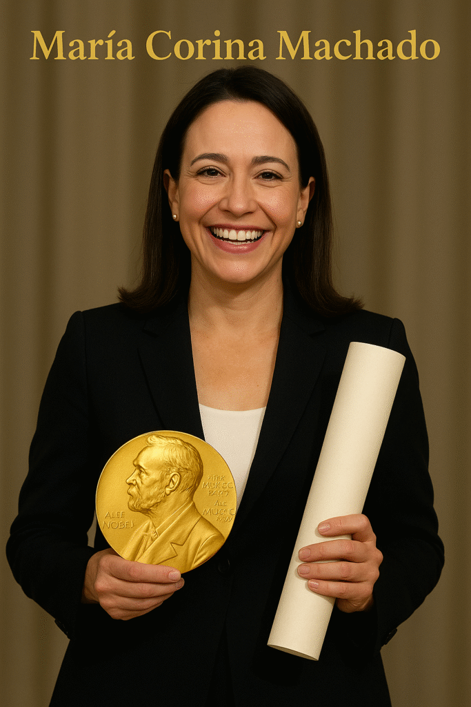 María Corina Machado gana el novel de paz
