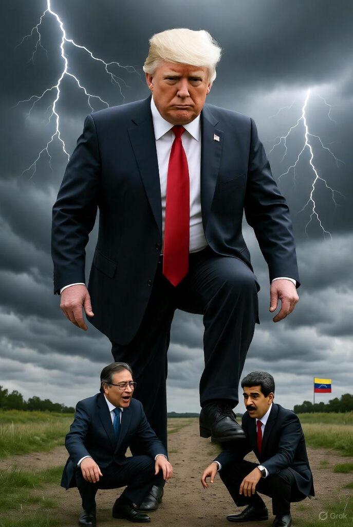 Petro y maduro pisoteados por Trump