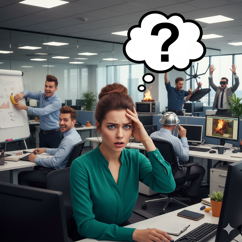 Rodeado de gente estúpida en el trabajo Rodeado de gente estúpida en el trabajo