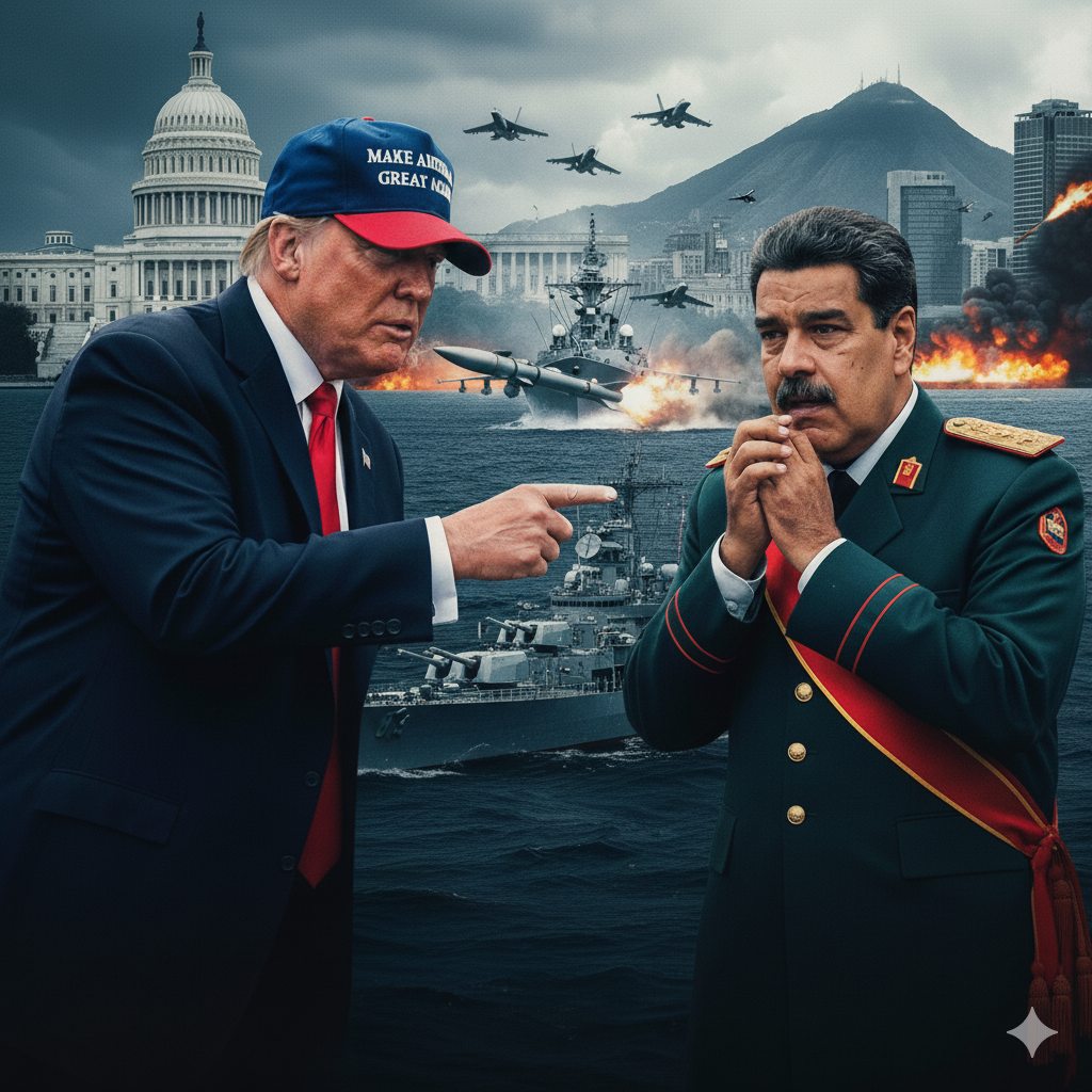 Maduro parece asustado por Trump Maduro parece asustado por Trump