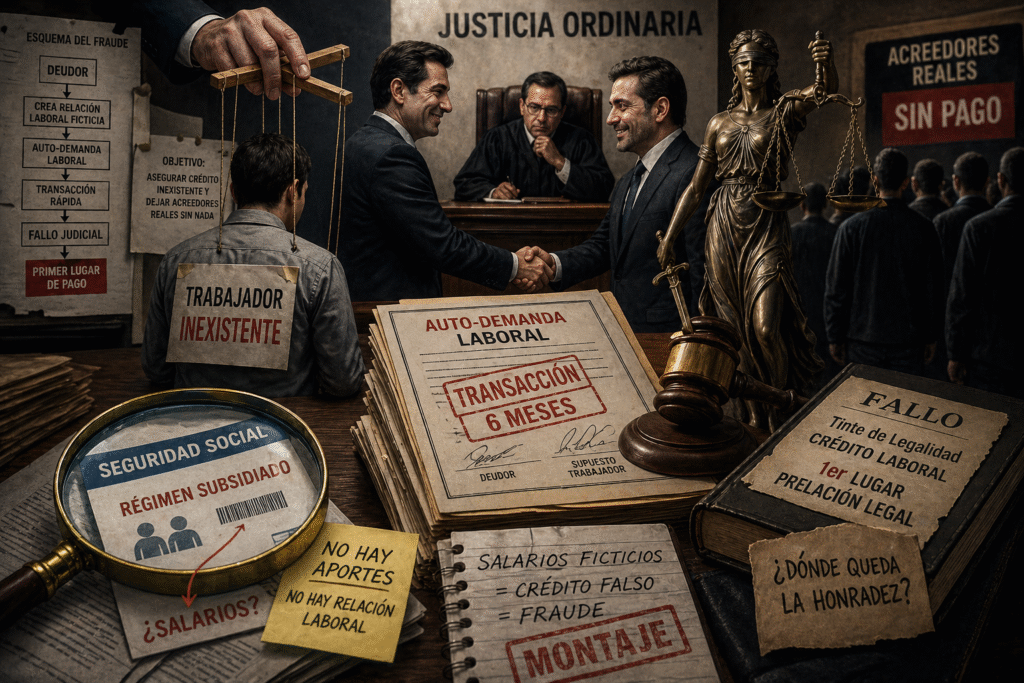 El esquema del fraude es perverso