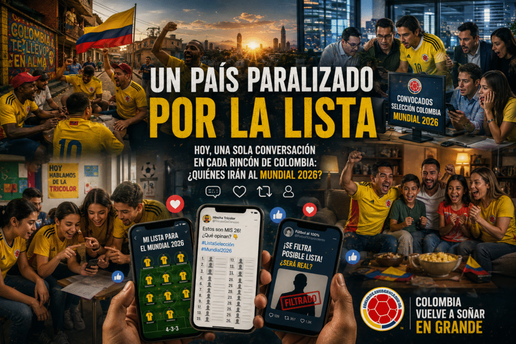 4. los 26 elegidos de la selección Colombia para el Mundial 2026