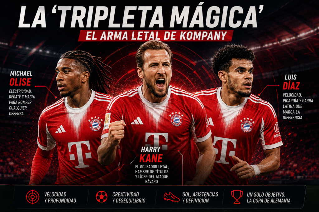 Bayern Múnich vs. VfB Stuttgart 2 Horario y dónde ver en vivo Luis Diaz