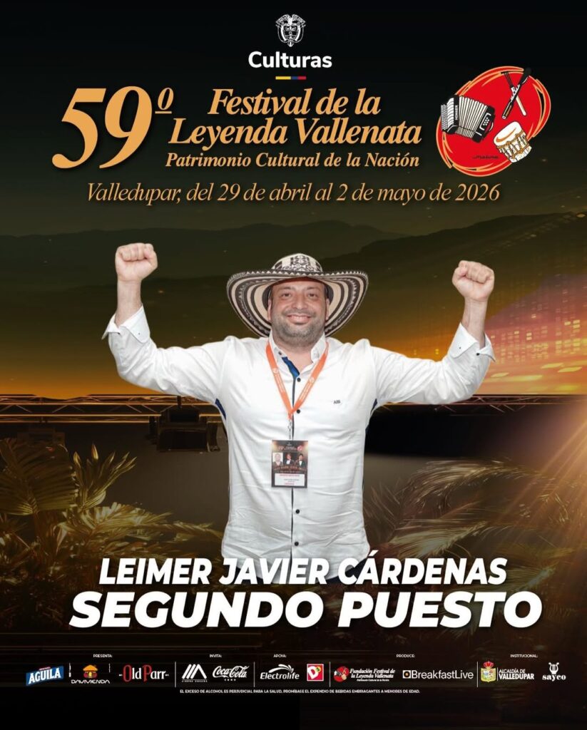 Festival 2026 Leimer Javier Cárdenas Meza