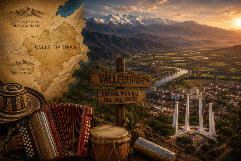 Vallenato en ingles el valle de Upar