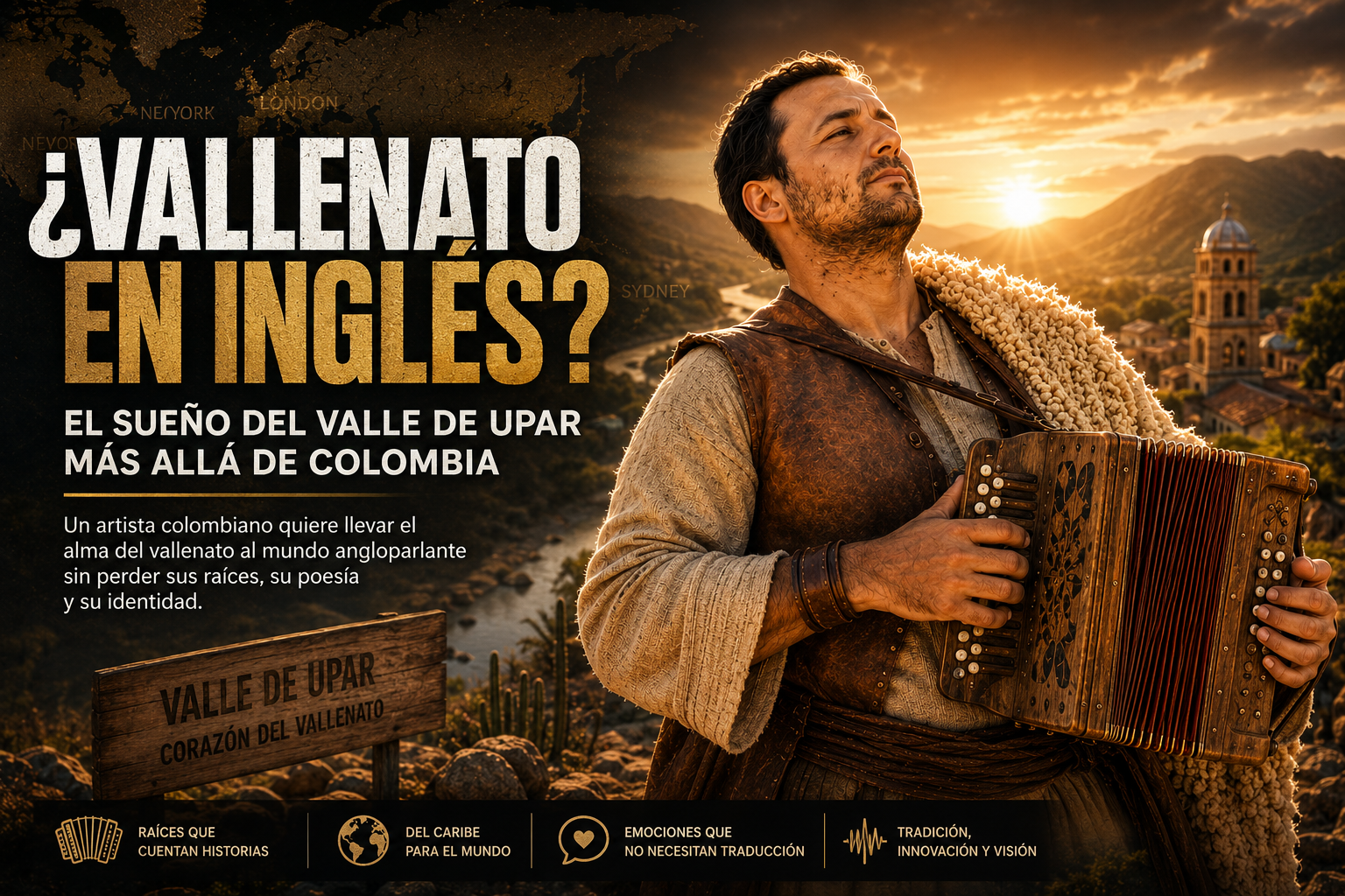 Vallenato en ingles portada