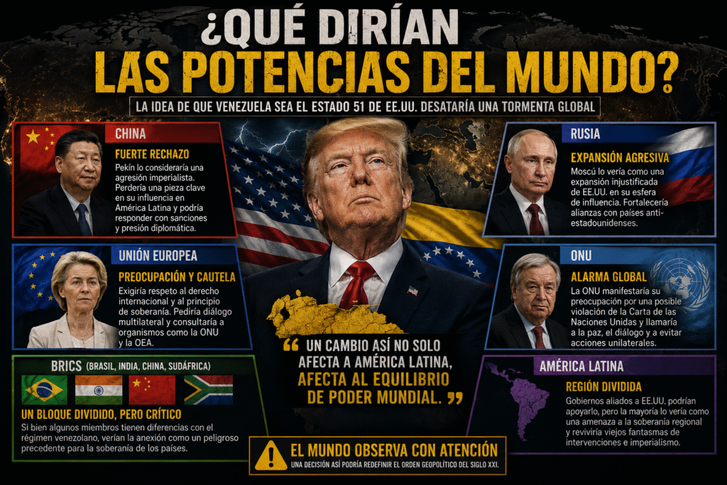 Venezuela Estado 51 Potencias