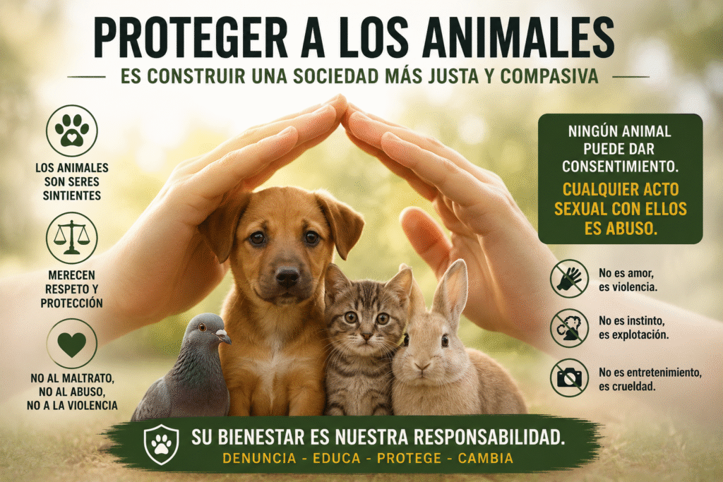 Que es La zoofilia será castigada con cárcel