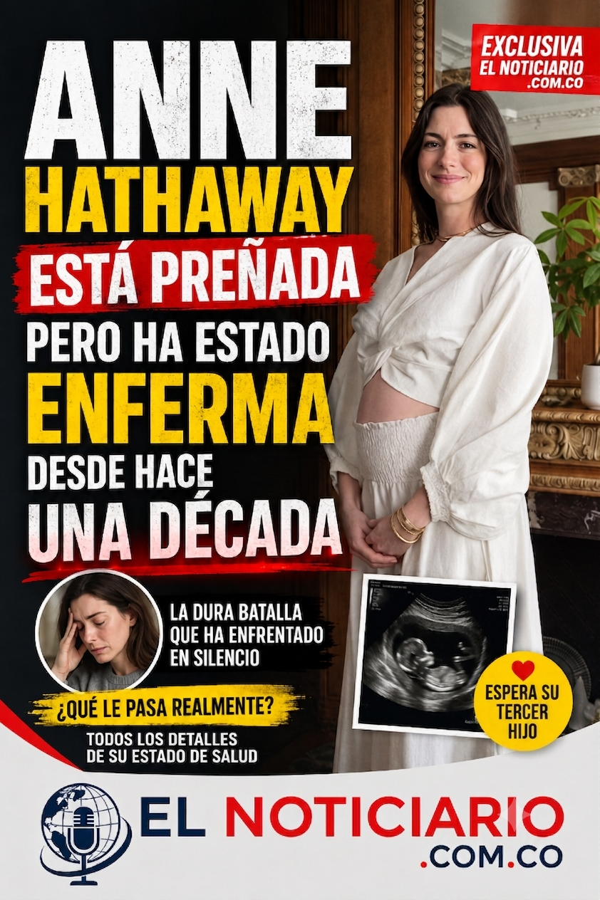 Portada Anne Hathaway preñada