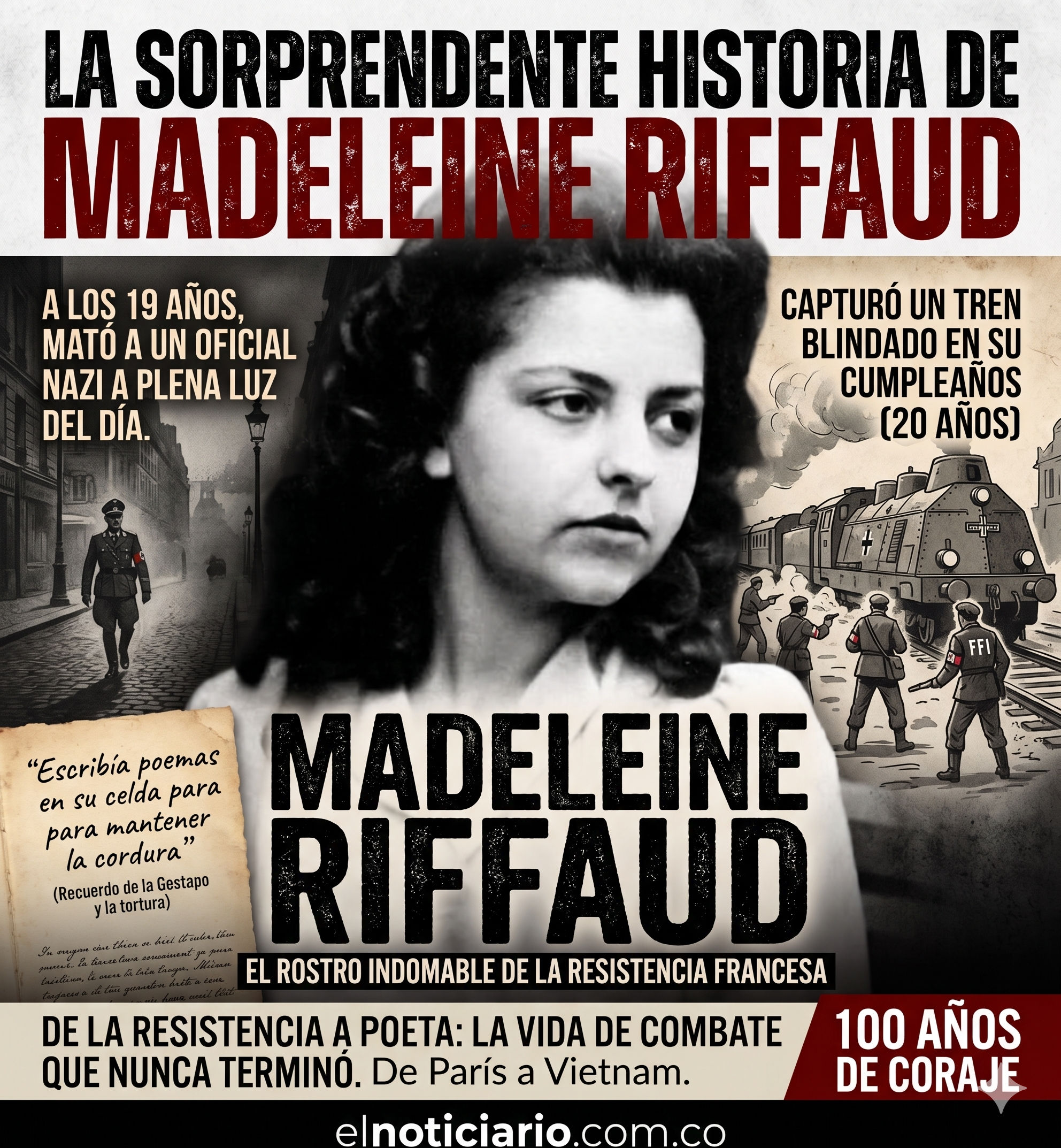 portada La sorprendente historia de Madeleine Riffaud en la resistencia francesa